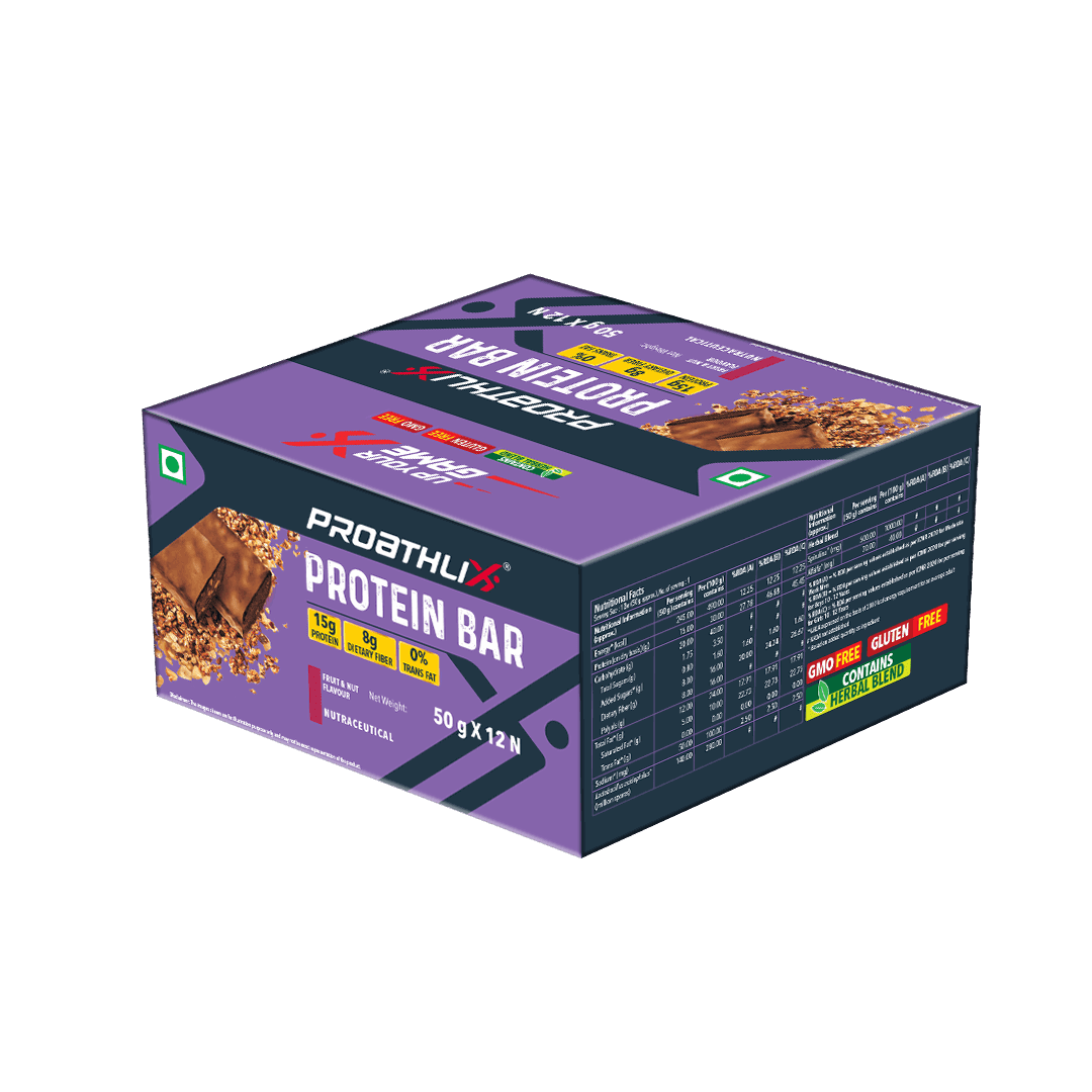 Proathlix Protein Bar with 15g Protein in 50g Bar - Proathlix