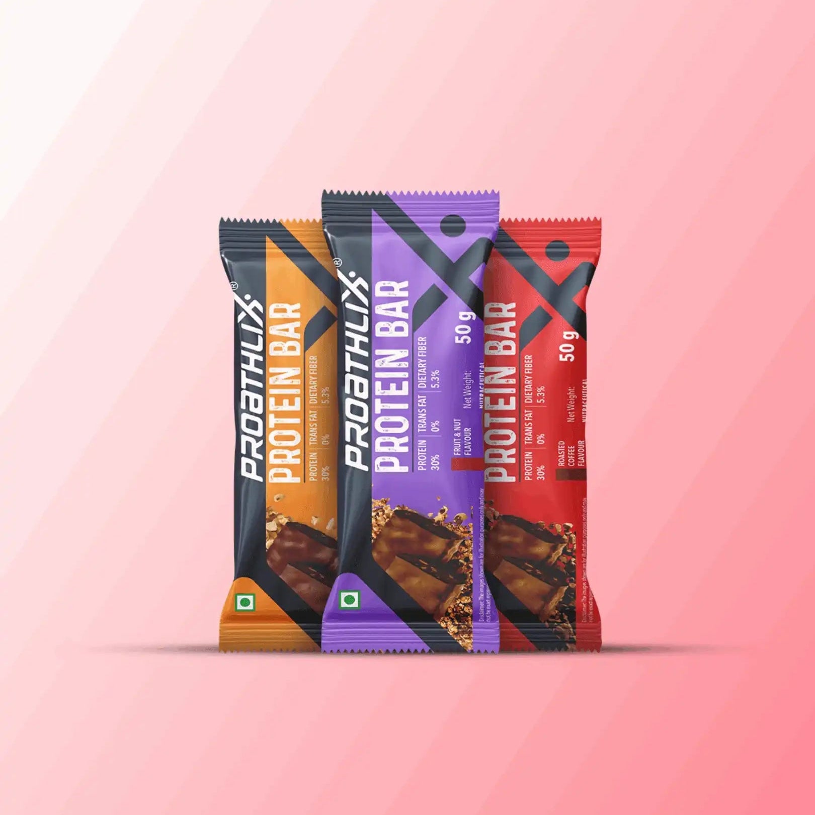Proathlix Protein Bar with 15g Protein in 50g Bar - Proathlix