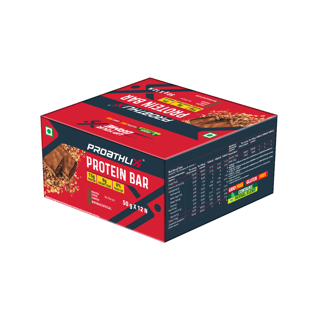 Proathlix Protein Bar with 15g Protein in 50g Bar - Proathlix