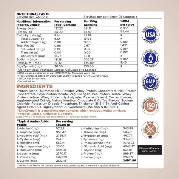 Proathlix Protein Blend & Veg Collagen Peptide (9 Sources of Protein) - Proathlix