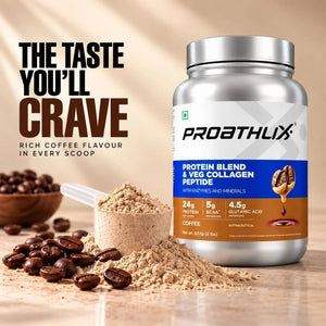 Proathlix Protein Blend & Veg Collagen Peptide (9 Sources of Protein) - Proathlix