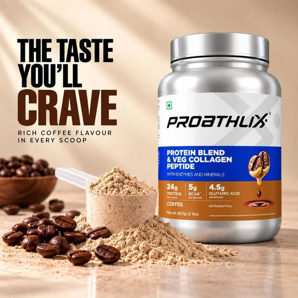 Proathlix Protein Blend & Veg Collagen Peptide (9 Sources of Protein) - Proathlix