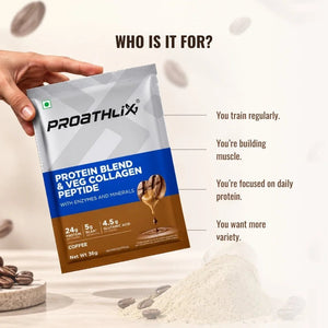 Proathlix Protein Blend & Veg Collagen Peptide (9 Sources of Protein) - Proathlix