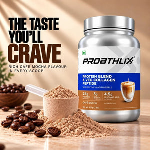 Proathlix Protein Blend & Veg Collagen Peptide (9 Sources of Protein) - Proathlix