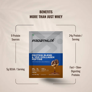 Proathlix Protein Blend & Veg Collagen Peptide (9 Sources of Protein) - Proathlix
