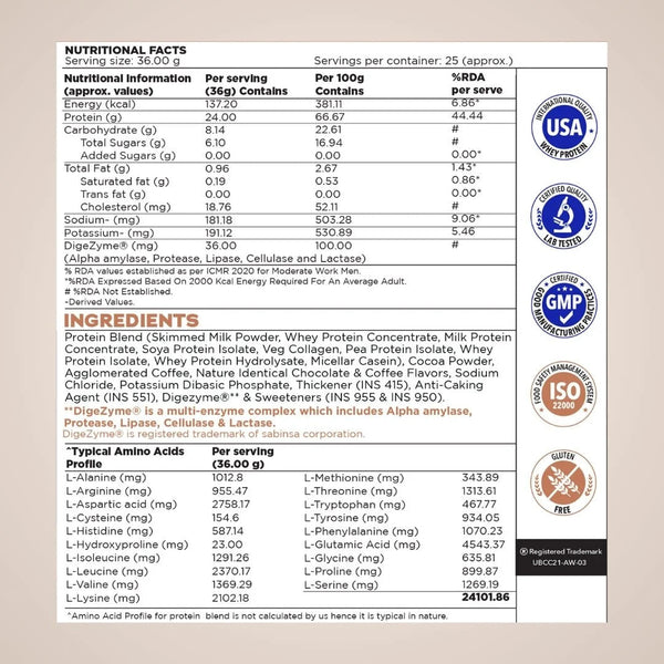 Proathlix Protein Blend & Veg Collagen Peptide (9 Sources of Protein) - Proathlix