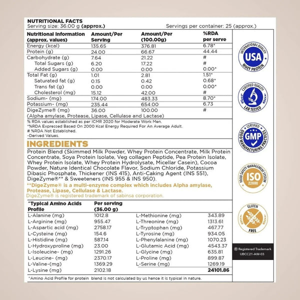 Proathlix Protein Blend & Veg Collagen Peptide (9 Sources of Protein) - Proathlix