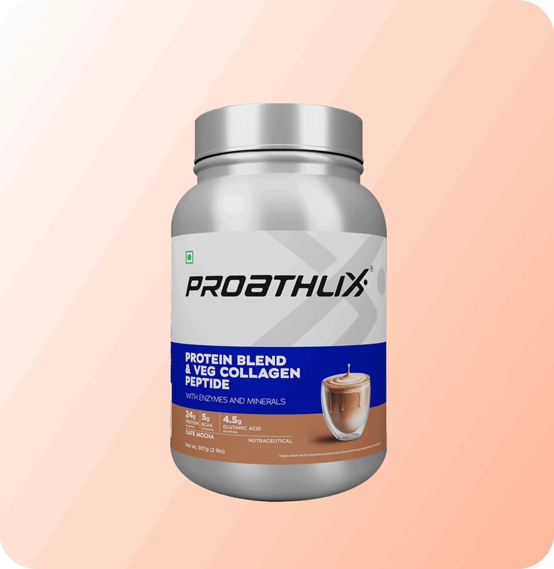 Proathlix Protein Blend & Veg Collagen Peptide (9 Sources of Protein) - Proathlix