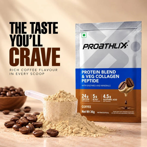 Proathlix Protein Blend & Veg Collagen Peptide (9 Sources of Protein) - Proathlix