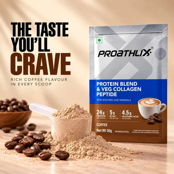 Proathlix Protein Blend & Veg Collagen Peptide (9 Sources of Protein) - Proathlix