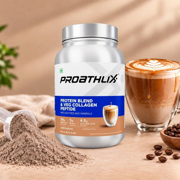 Proathlix Protein Blend & Veg Collagen Peptide (9 Sources of Protein) - Proathlix