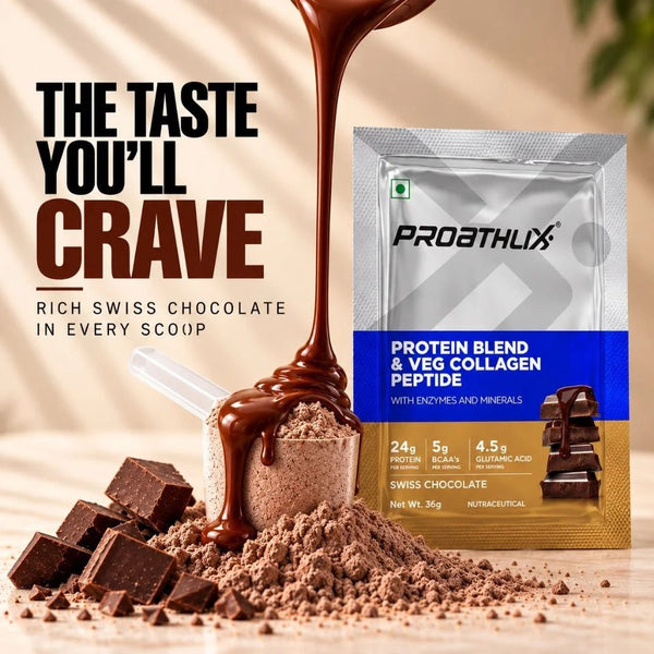 Proathlix Protein Blend & Veg Collagen Peptide (9 Sources of Protein) - Proathlix