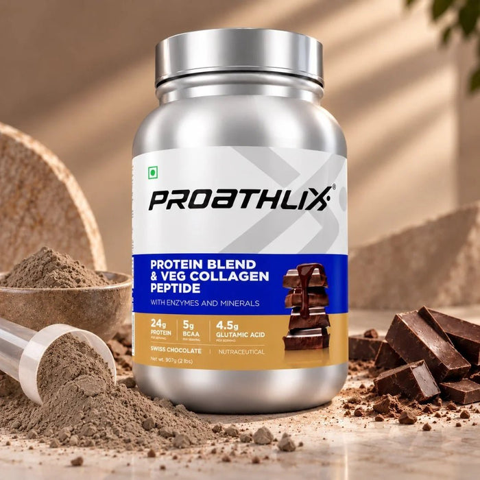 Proathlix Protein Blend & Veg Collagen Peptide (9 Sources of Protein) - Proathlix