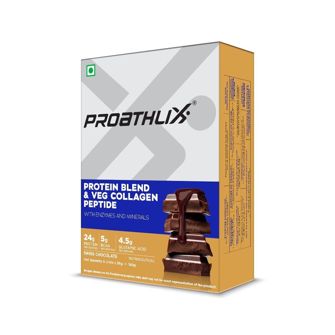 Proathlix Protein Blend & Veg Collagen Peptide (9 Sources of Protein) - Proathlix
