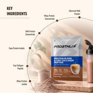 Proathlix Protein Blend & Veg Collagen Peptide (9 Sources of Protein) - Proathlix