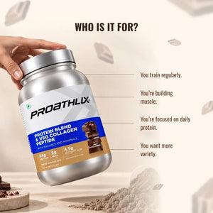 Proathlix Protein Blend & Veg Collagen Peptide (9 Sources of Protein) - Proathlix