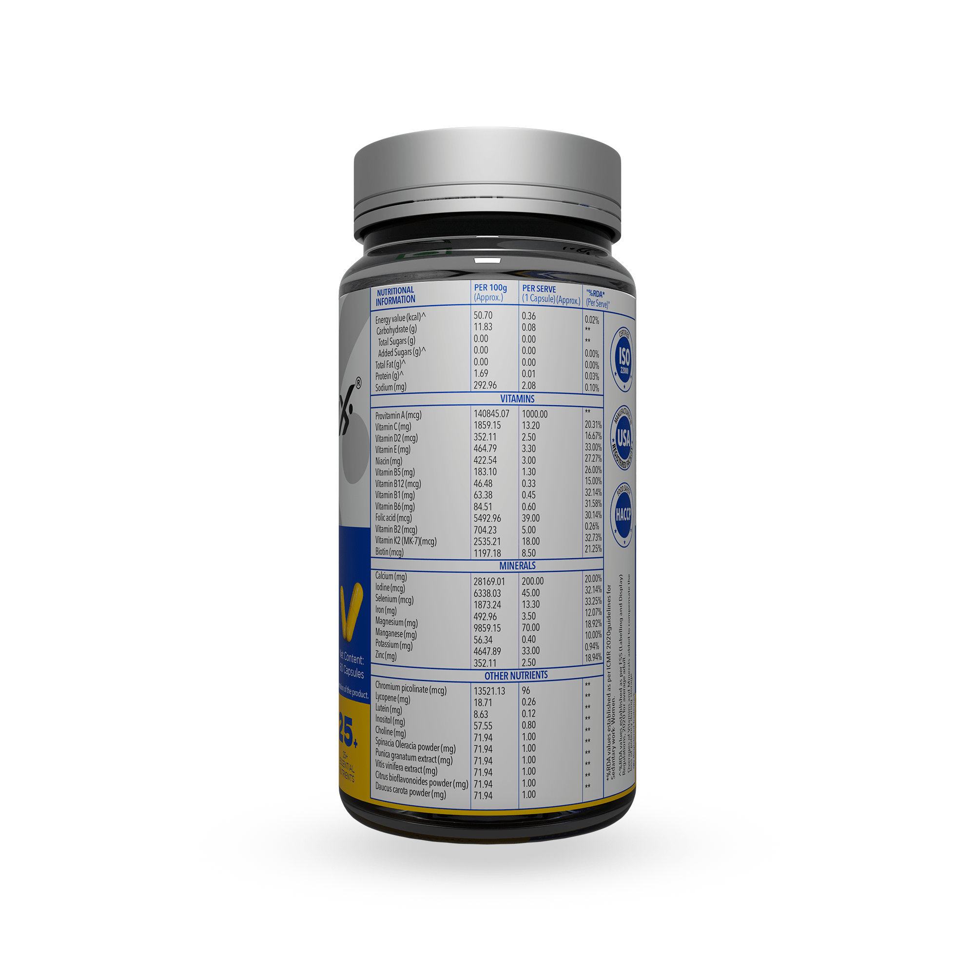 Proathlix Super Vita Multivitamin with 13 Vitamins & 11 Minerals - Proathlix