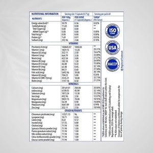 Proathlix Super Vita Multivitamin with 13 Vitamins & 11 Minerals - Proathlix