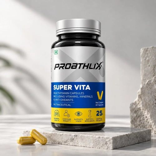 Proathlix Super Vita Multivitamin with 13 Vitamins & 11 Minerals - Proathlix