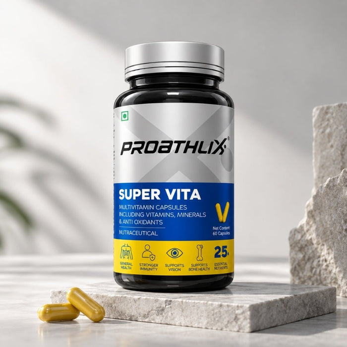 Proathlix Super Vita Multivitamin with 13 Vitamins & 11 Minerals (Copy) - Proathlix
