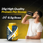 Proathlix Whey Protein Isolate with 25g Protein, 5.5g BCAA & 4.4g Glutamic Acid - Proathlix