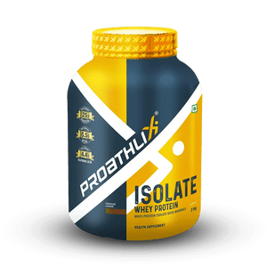 Proathlix Whey Protein Isolate with 25g Protein, 5.5g BCAA & 4.4g Glutamic Acid - Proathlix