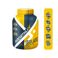 Proathlix Whey Protein Isolate with 25g Protein, 5.5g BCAA & 4.4g Glutamic Acid - Proathlix