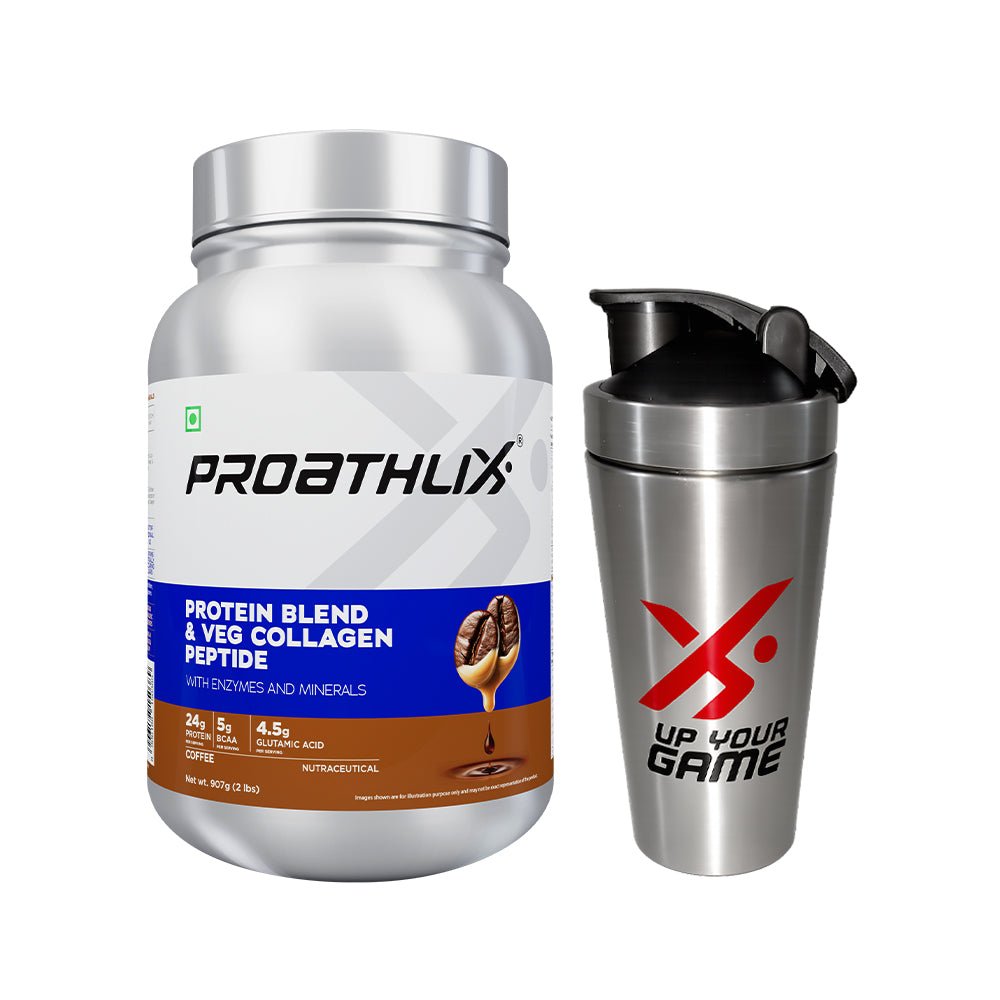 Protein Blend (Coffee) + Steel Shaker - Proathlix