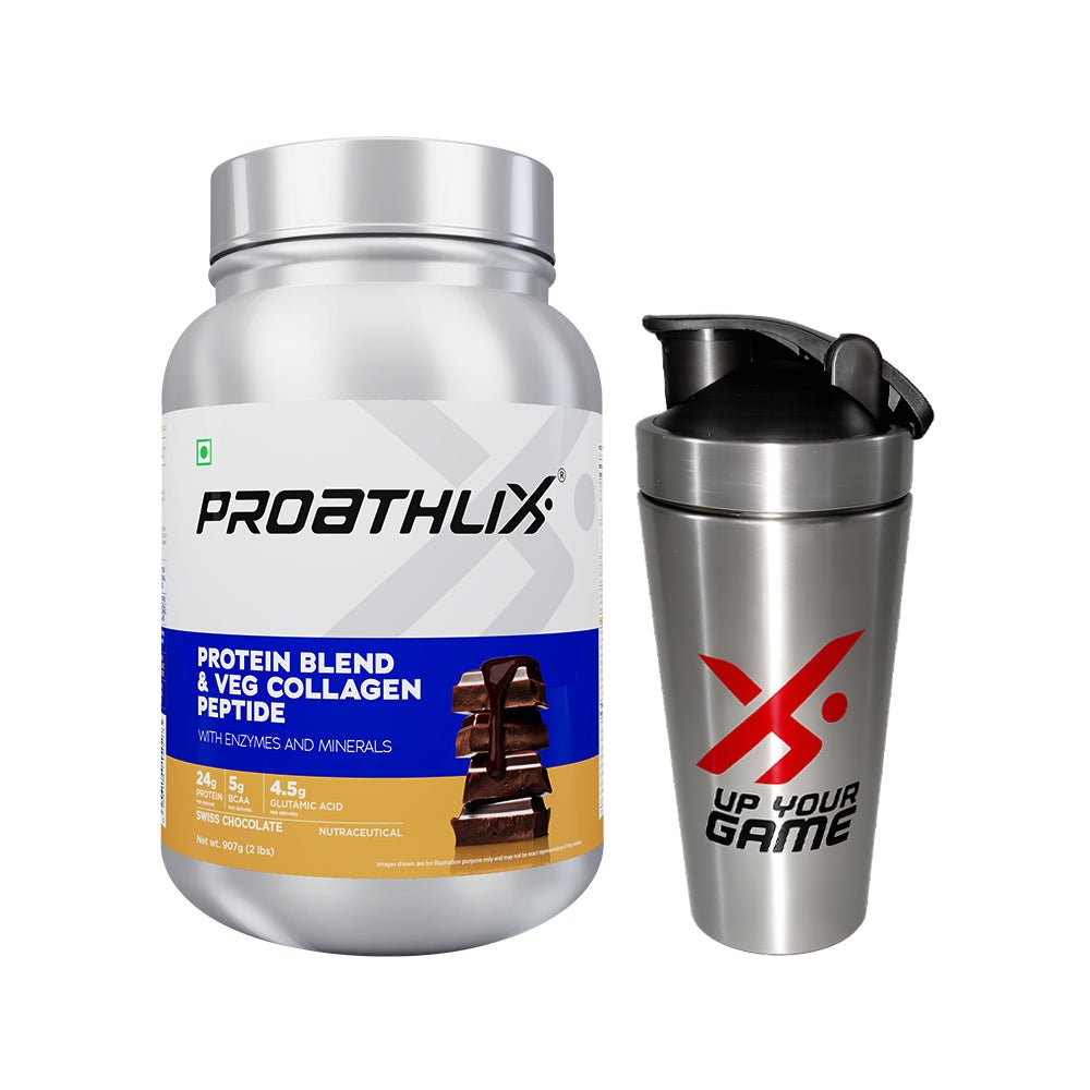 Protein Blend (Swiss Chocolate) + Steel Shaker - Proathlix